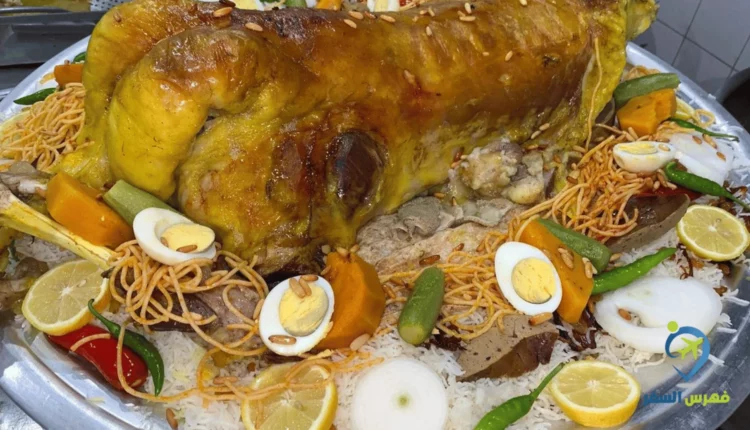 احدى الوجبات المقدمة بمطعم كل واشكر عنيزة