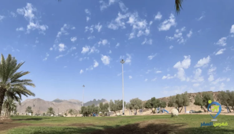 صورة لحديقة القلعة حائل