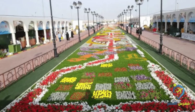 صورة من داخل حديقة الزهور المدينة المنورة